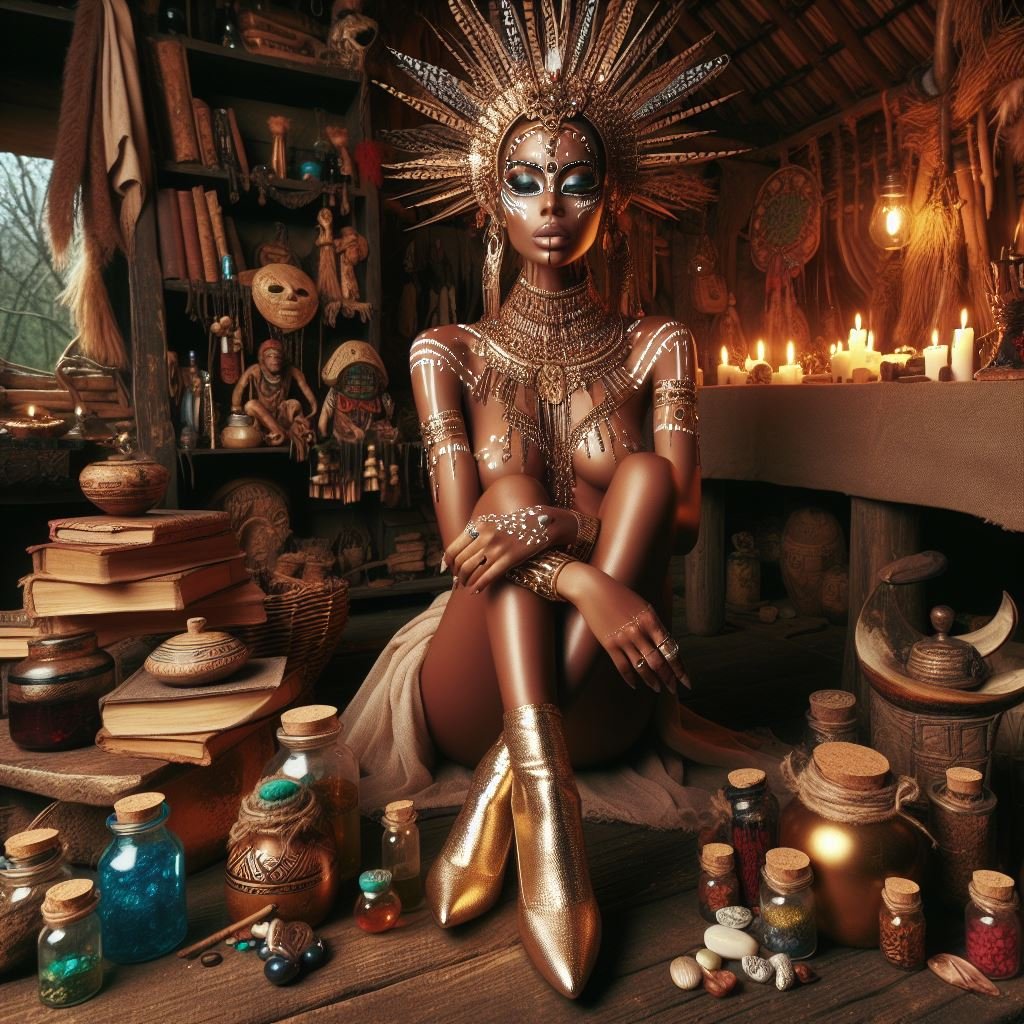 Nubian Queen Goddess Black Woman 